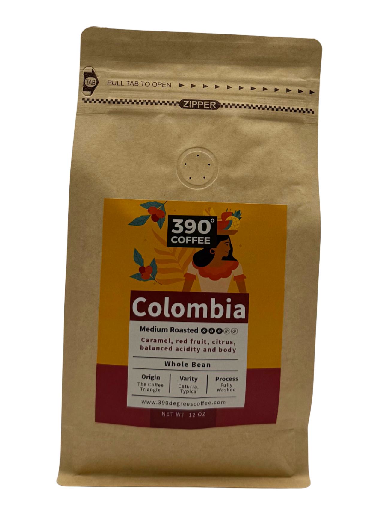 Colombia - Medium, Single Origin - 12 oz