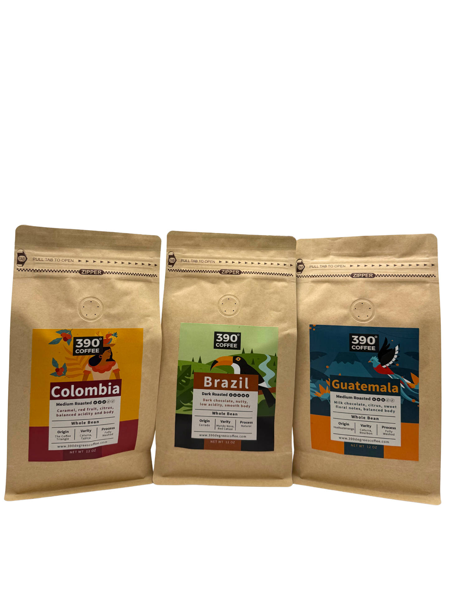 Latin American Trio - Brazil, Colombia, and Guatemala