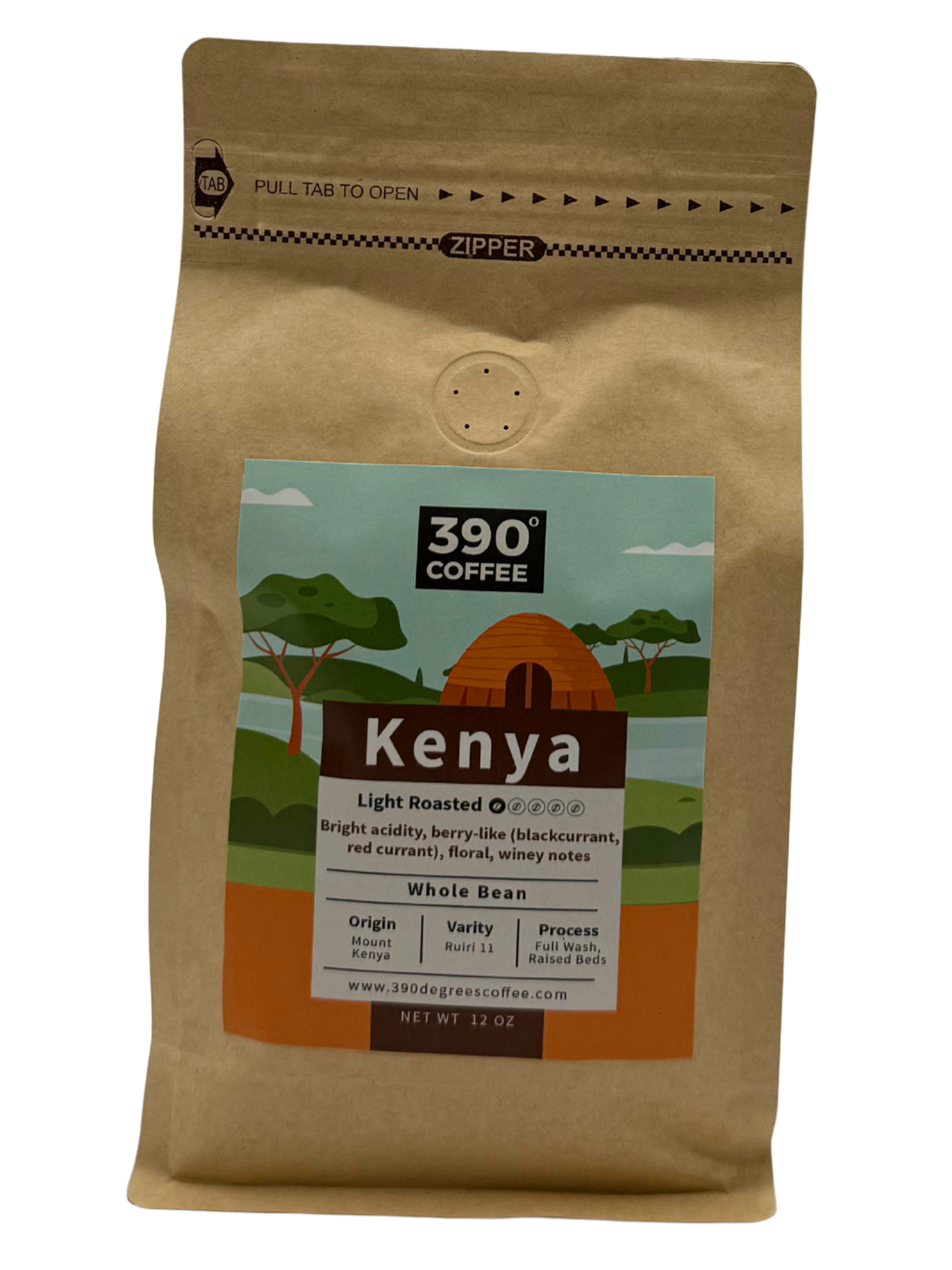 Kenya - Single Origin, Light - 12 oz