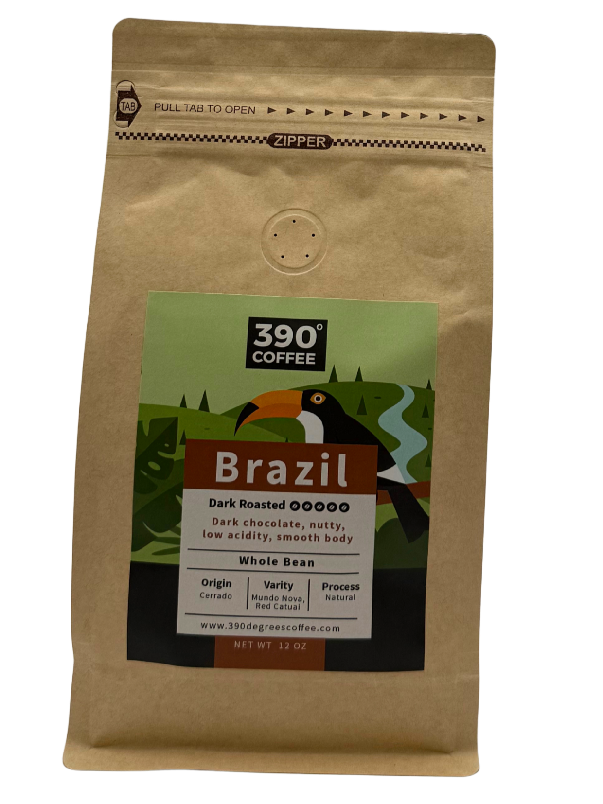 Brazil, Dark - Single Origin - 12 oz