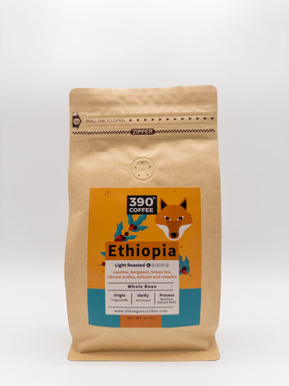 Ethiopia - Light , Single Origin - 12 oz