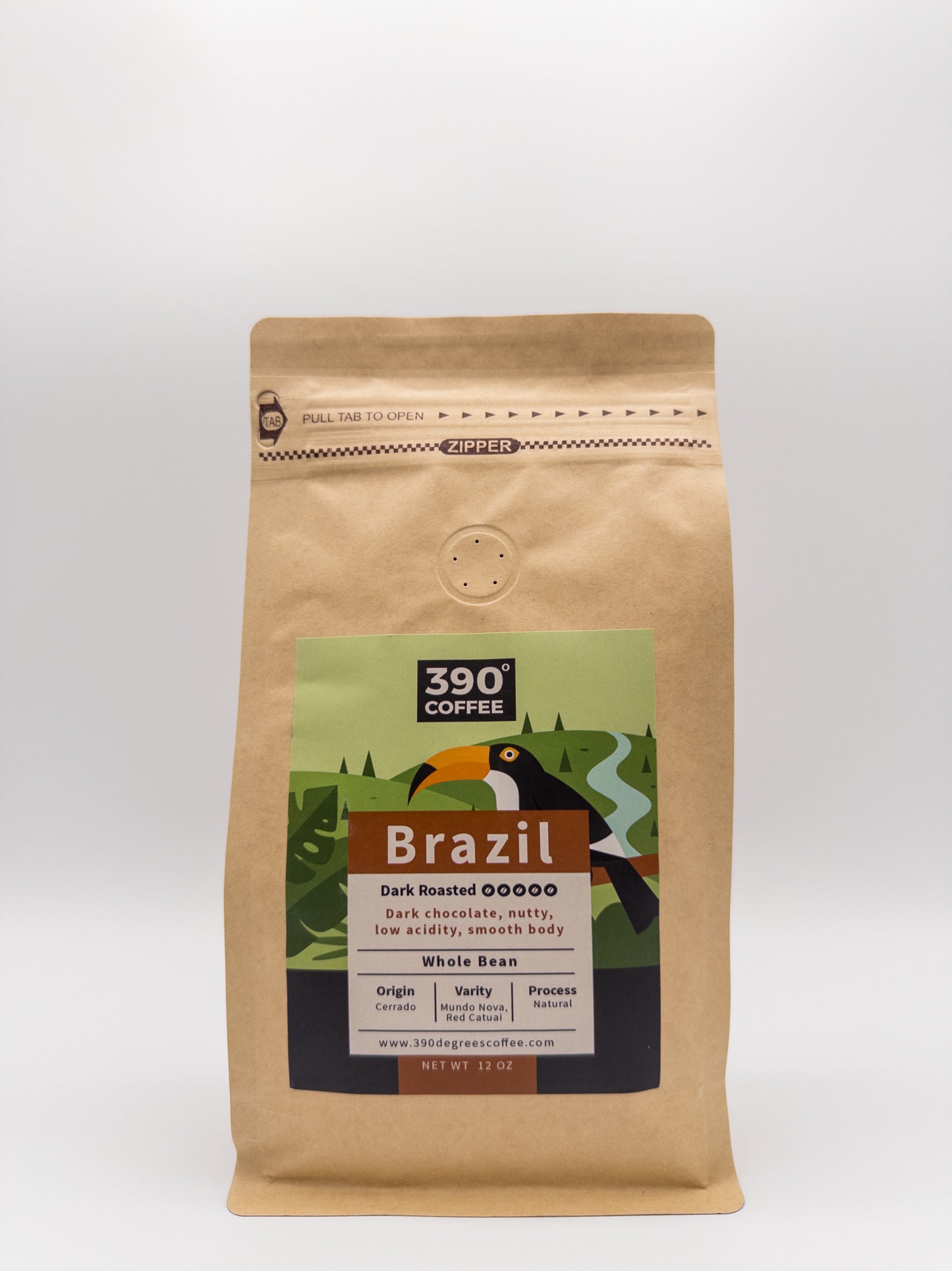 Brazil, Dark - Single Origin - 12 oz