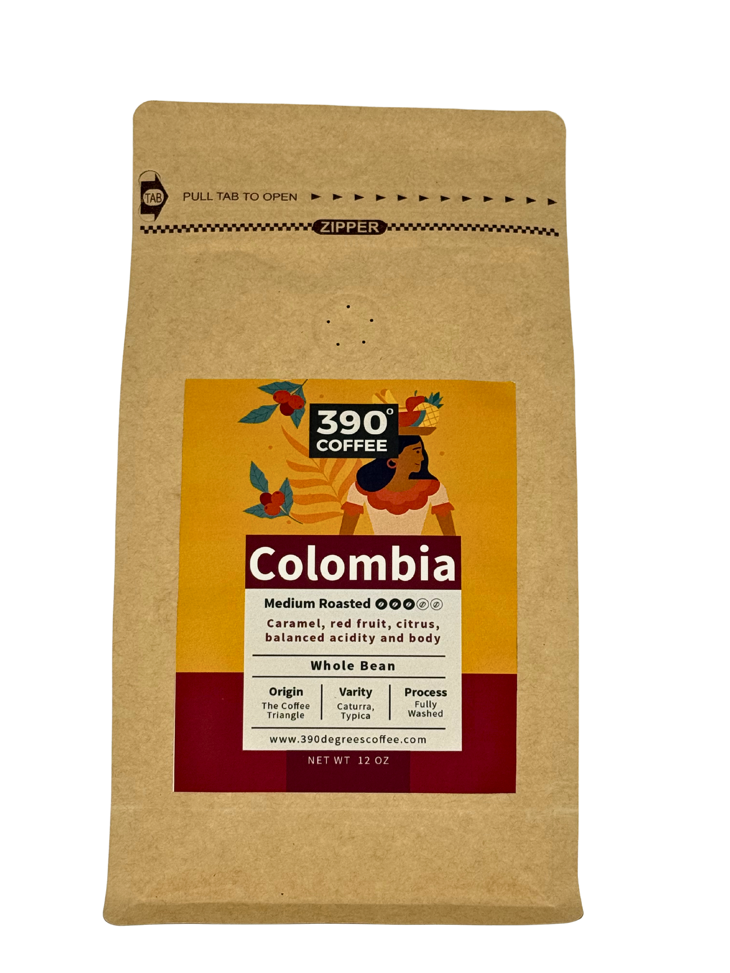 Colombia - Medium, Single Origin - 12 oz