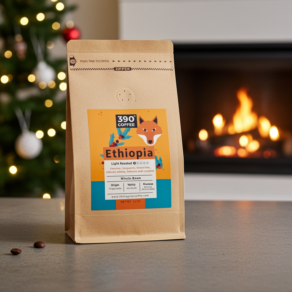 Ethiopia - Light , Single Origin - 12 oz