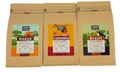 The Ultimate Trio Bundle - Kenya Light, Colombia Medium, Brazil Dark