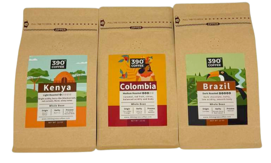 The Ultimate Trio Bundle - Kenya Light, Colombia Medium, Brazil Dark
