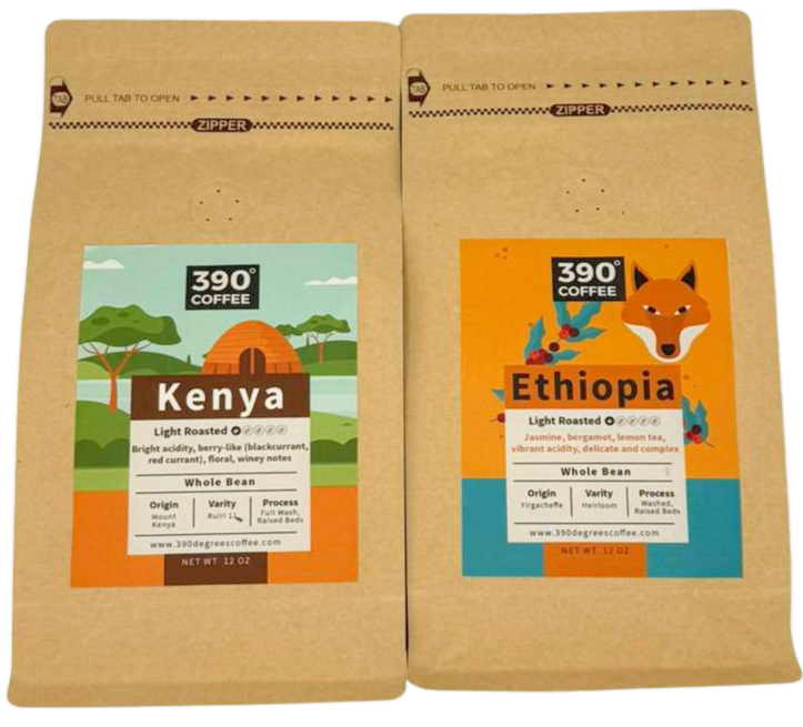 East African Elegance - Kenya & Ethiopia Light Roast