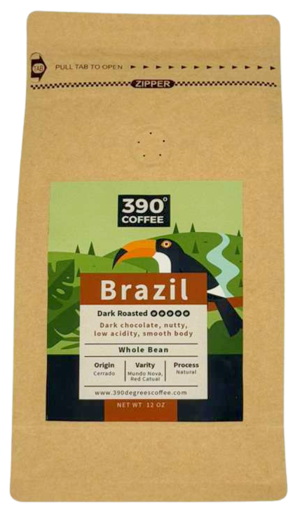 Brazil, Dark - Single Origin - 12 oz