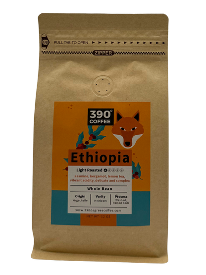 Ethiopia - Light , Single Origin - 12 oz