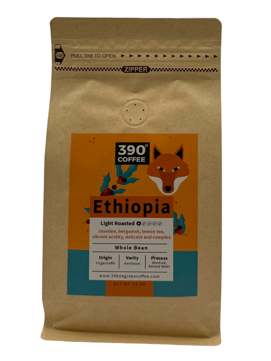 Ethiopia - Light , Single Origin - 12 oz